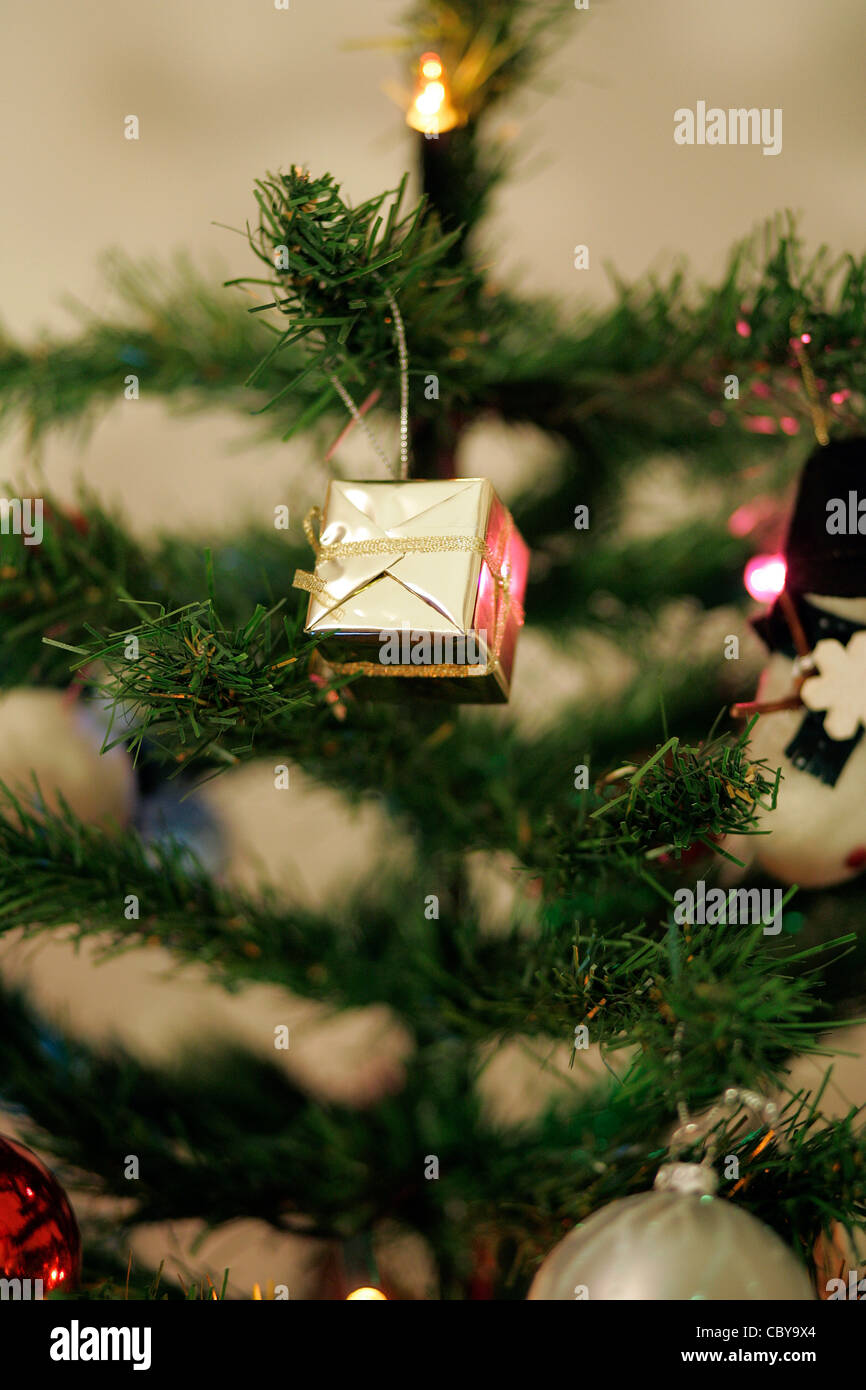small colored christmas trees artificial
