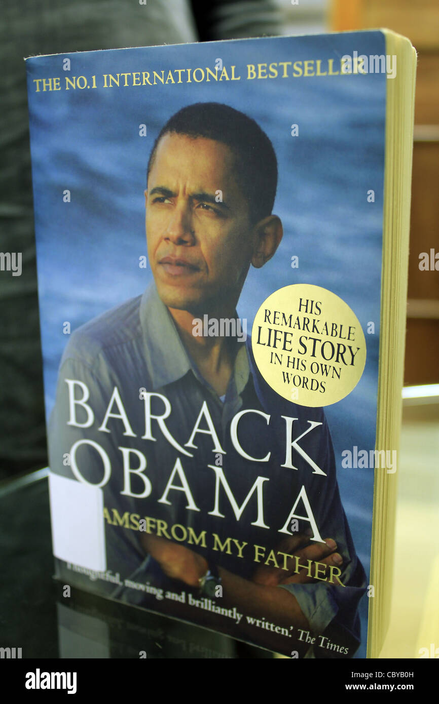Barack obama's book dreams from my father Stock Photo