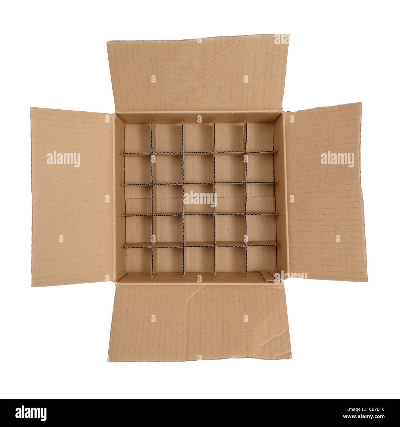 Cardboard box compartments hi-res stock photography and images - Alamy