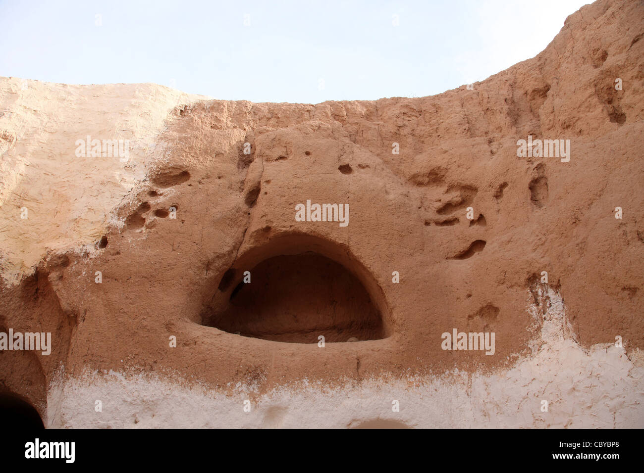 Residential caves of troglodyte in Matmata, Tunisia, Africa Stock Photo