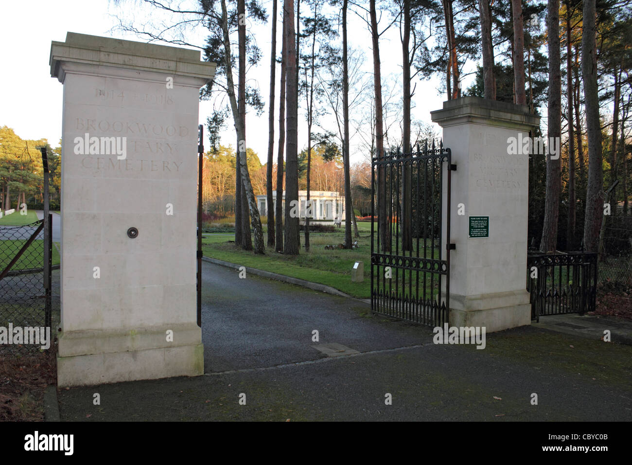 Brookwood Military Cemetery near Woking Surrey England UK Stock Photo