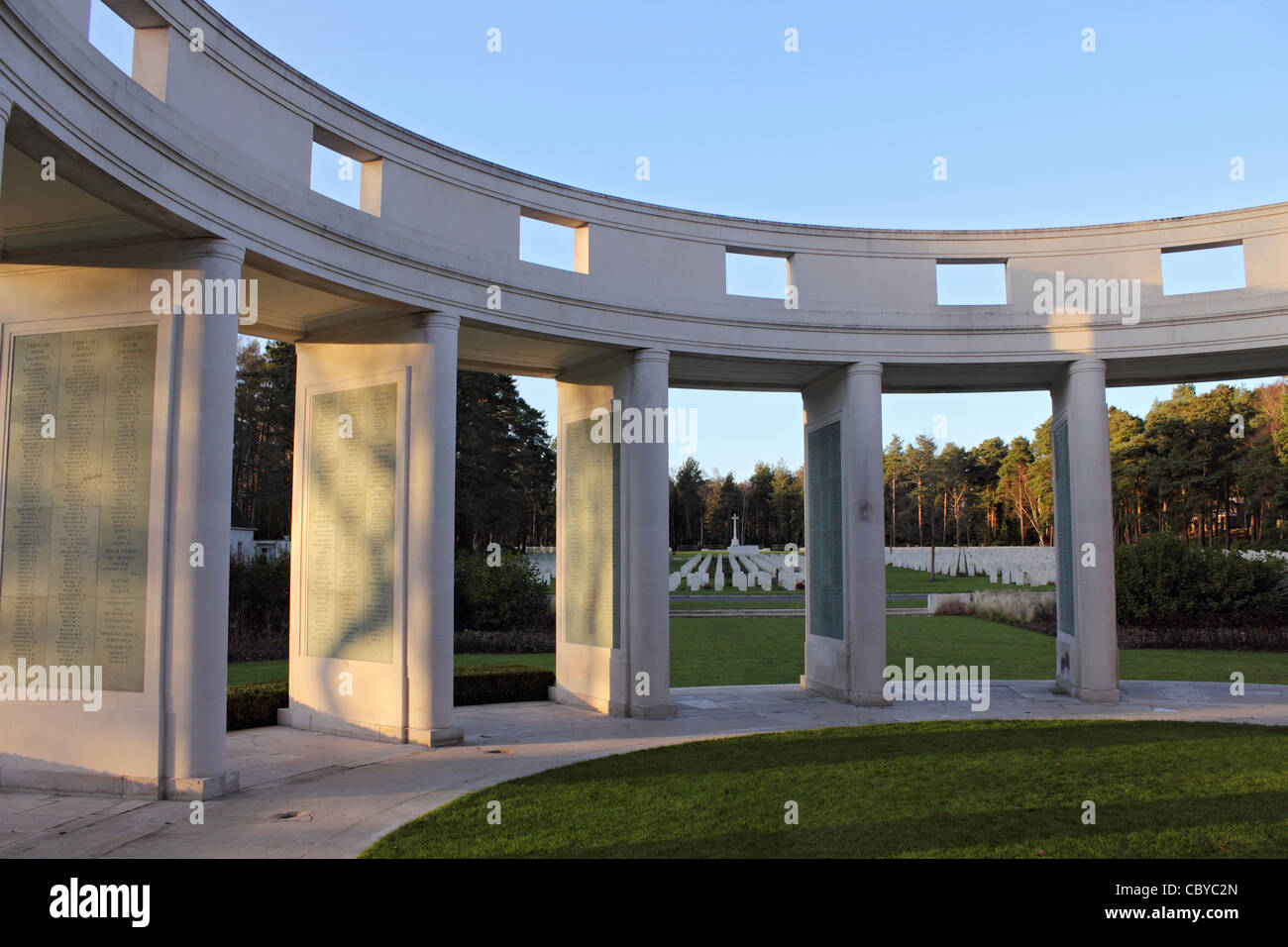 Brookwood Military Cemetery near Woking Surrey England UK Stock Photo