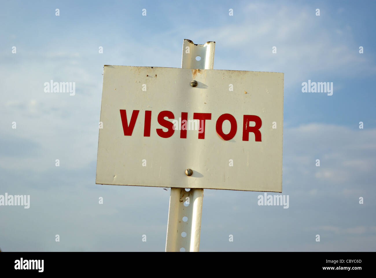 Blue sign white letters hires stock photography and images Alamy