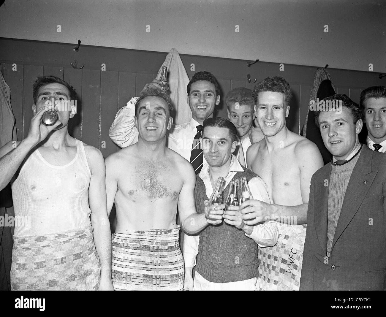 Wolverhampton Wanderers Football 1950s High Resolution Stock