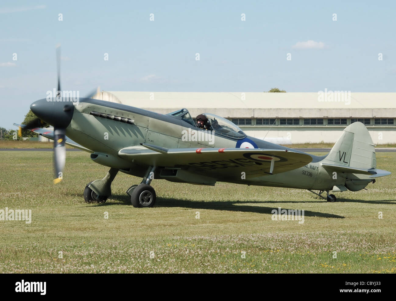 Royal Navy Supermarine Seafire SX336, model F.XVII, civil registration