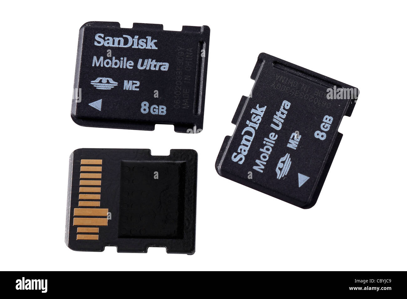 8GB Sandisk Mobile Ultra Memory Stick Micro M2 Stock Photo