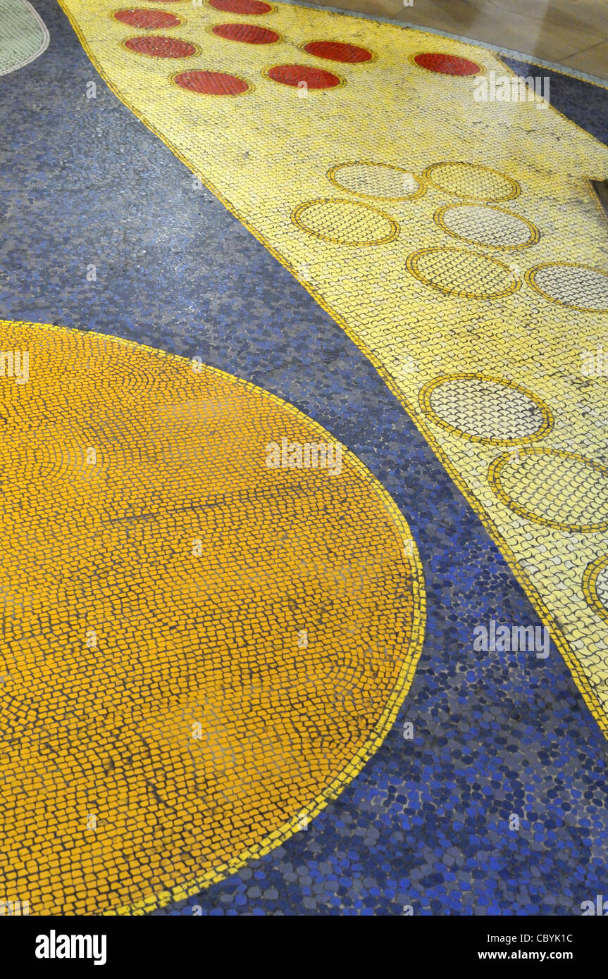 Artistic floor pattern Stock Photo