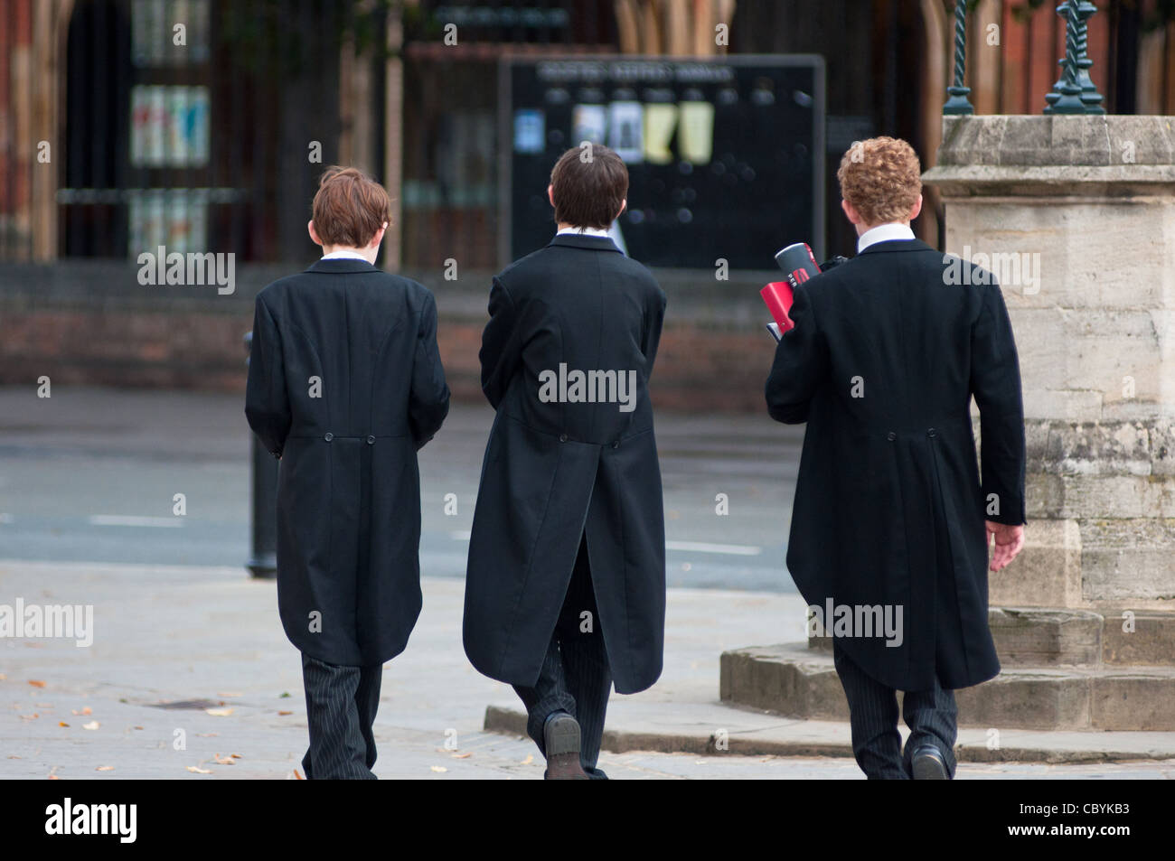 Eton public school boys. Berkshire, England, UK. Stock Photo