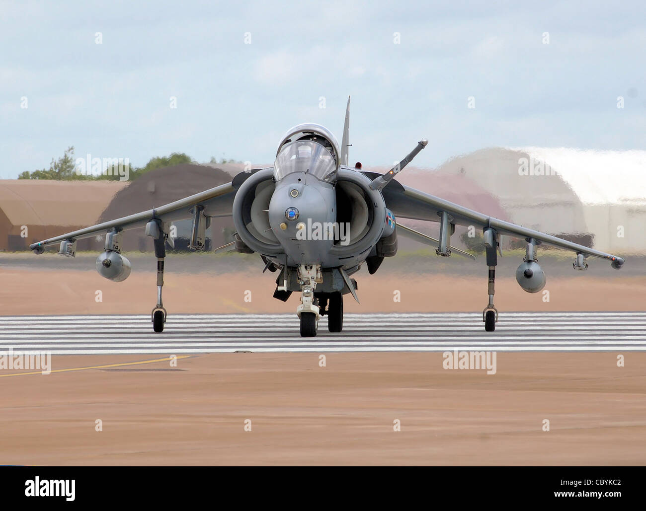 British Aerospace Harrier GR9 code ZG502 Head On At The Royal 