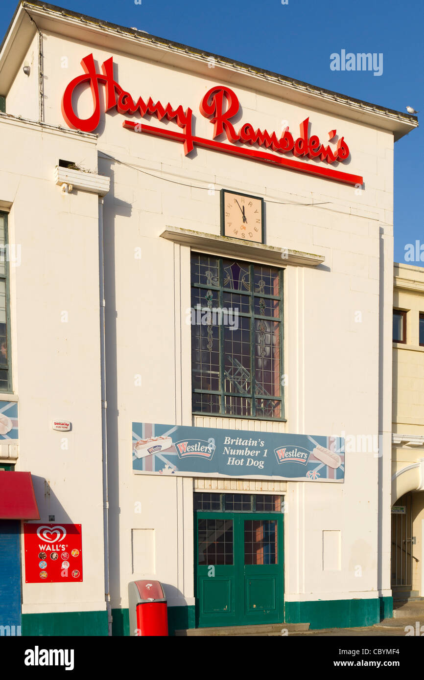 Harry Ramsden's fish and chip restaurant in Bournemouth Stock Photo Alamy
