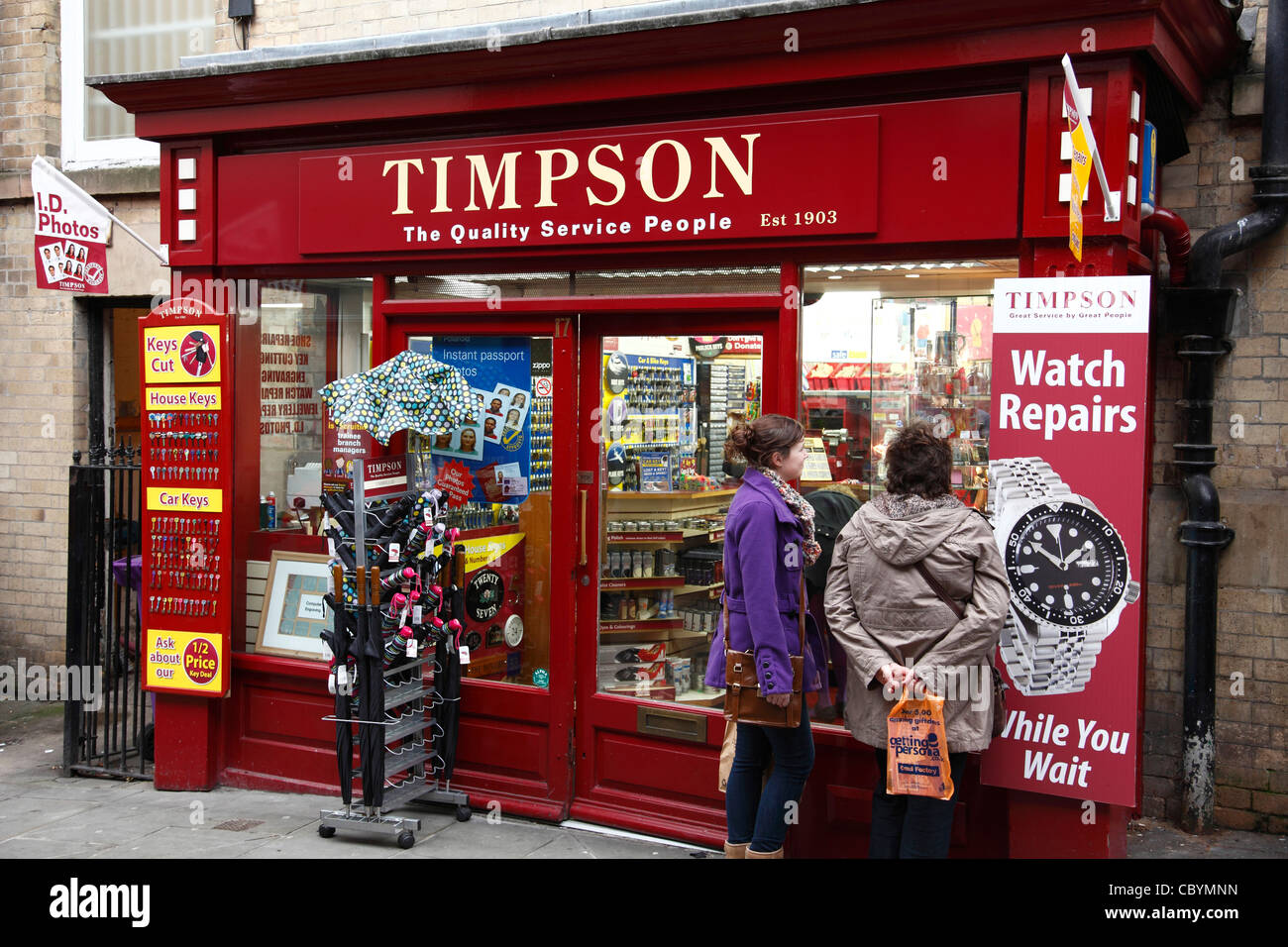 A Timpson store in Nottingham, England U.K Stock Photo Alamy