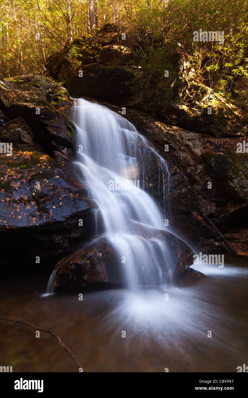 Maidenhair Falls in the Ravel Cliff Falls recreation area Stock Photo ...