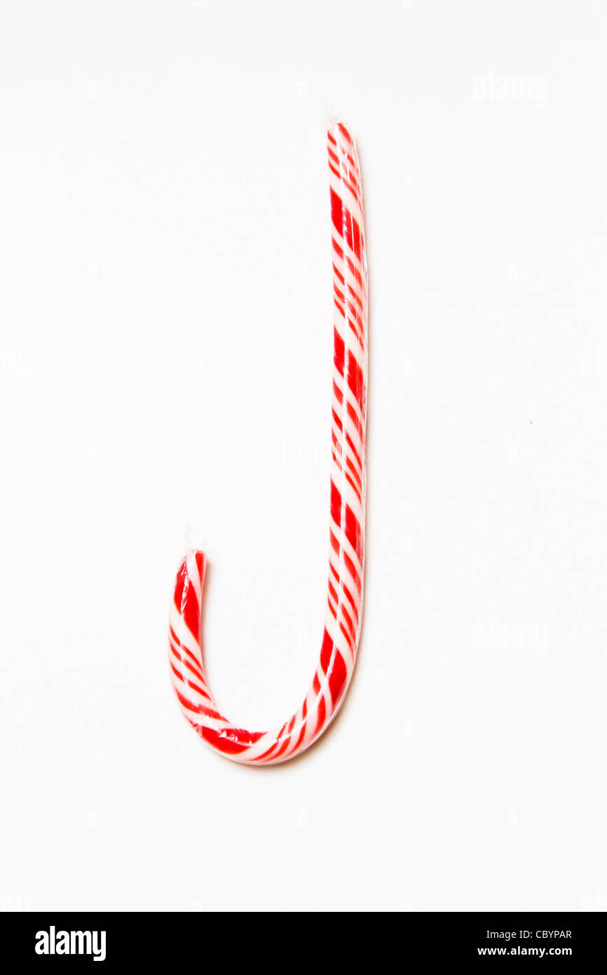 blended candy cane cut out sweet sugar Stock Photo