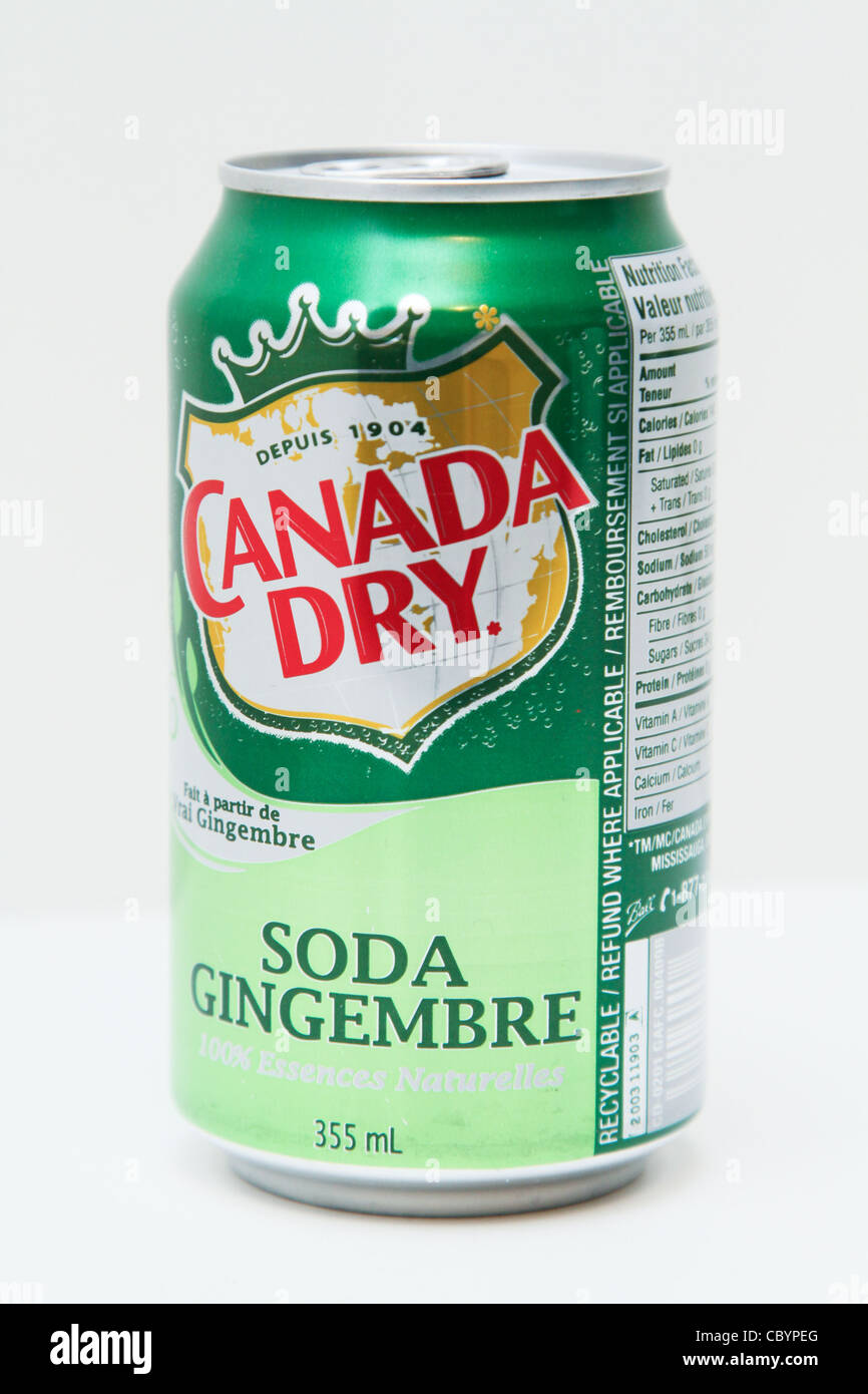 canada dry soda drink can Stock Photo Alamy