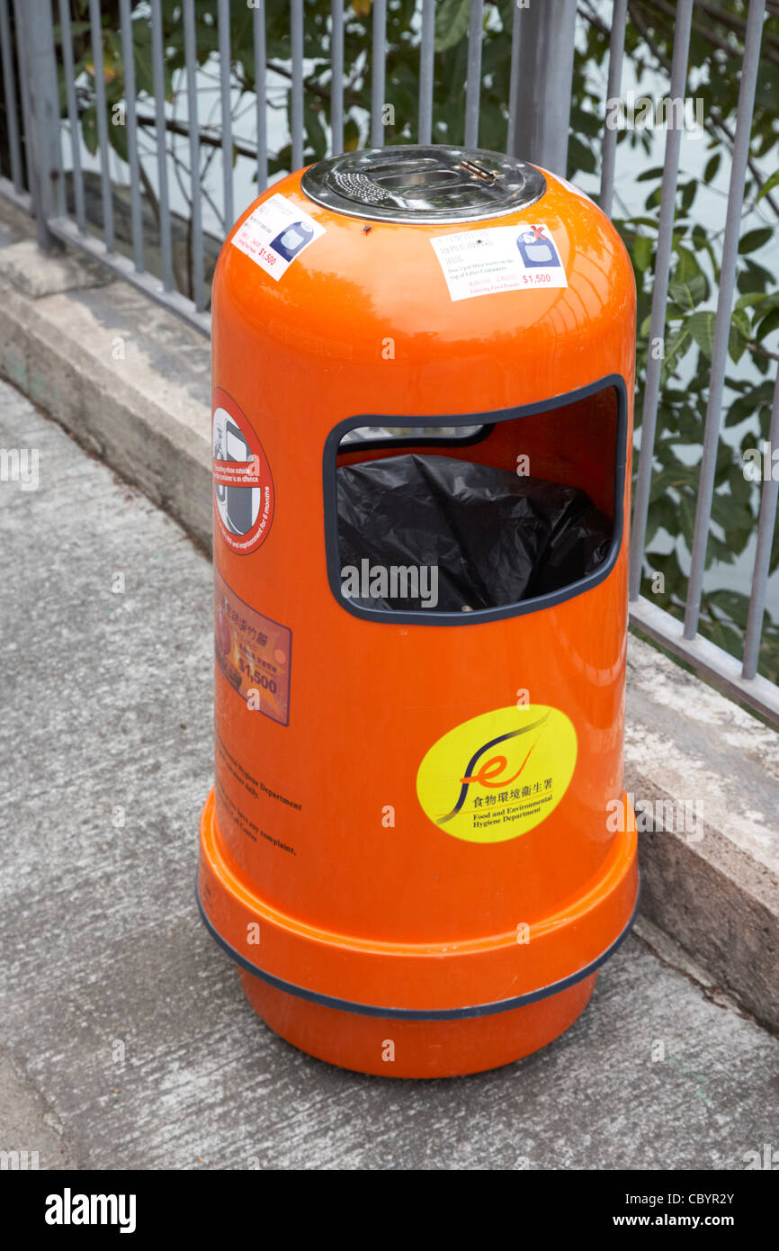 Orange litter bin hires stock photography and images Alamy