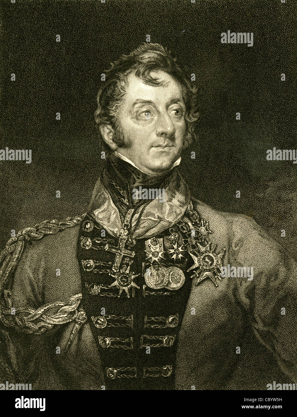 1830 engraving, Sir Charles William Doyle Stock Photo - Alamy