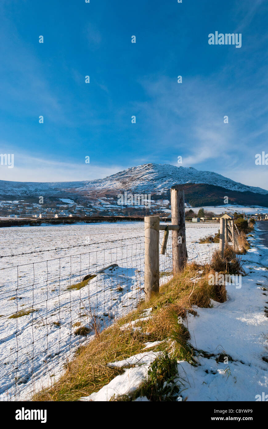 Winter time at Carlingford Stock Photo