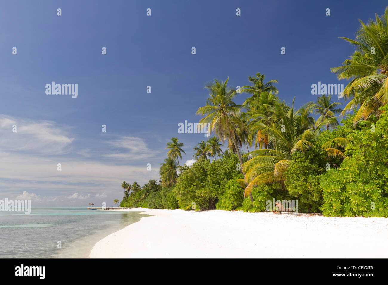 Medhufushi Island in Maldives Stock Photo - Alamy