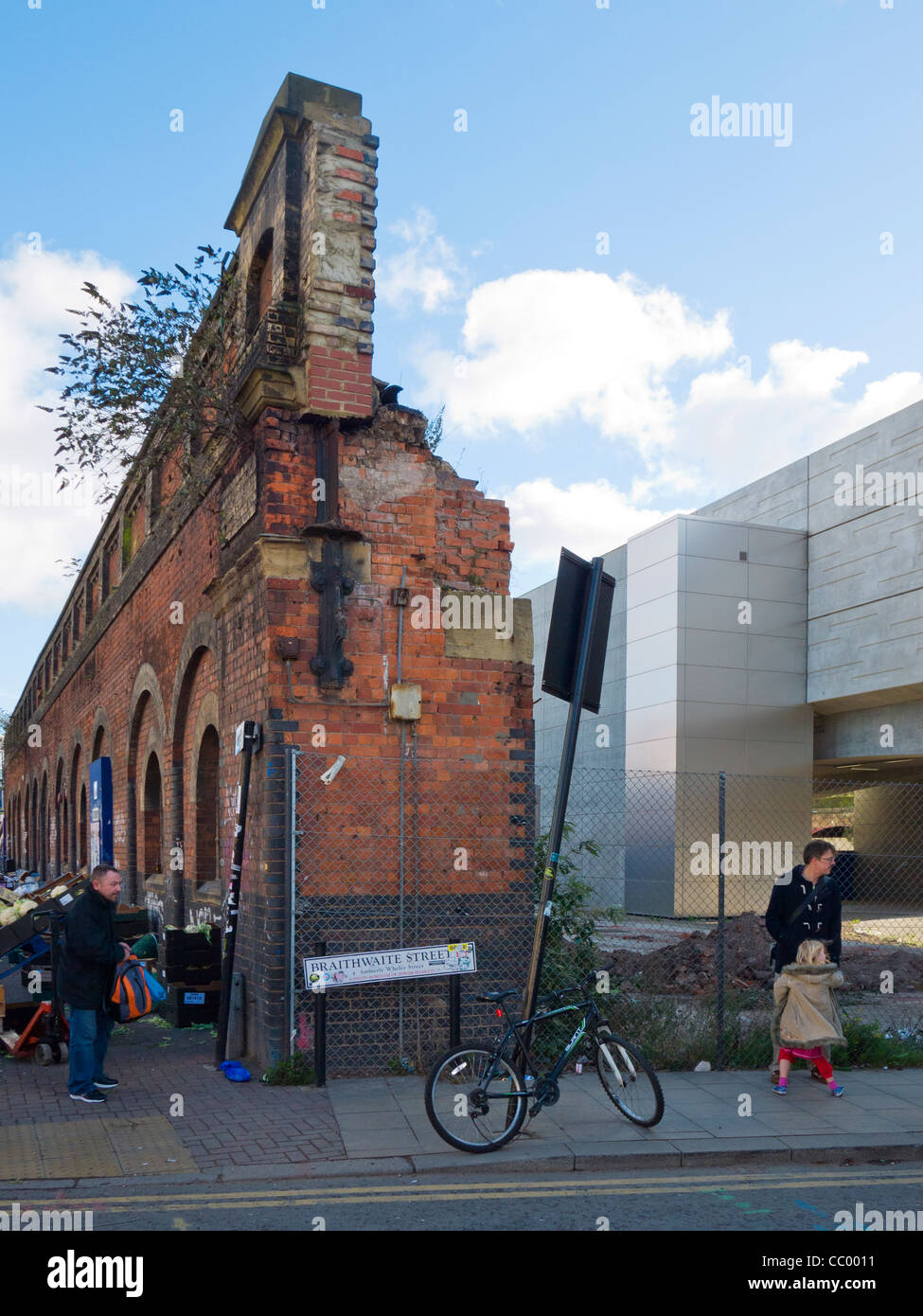 Braithwaite Street, near entrance to Shoreditch High Street Underground