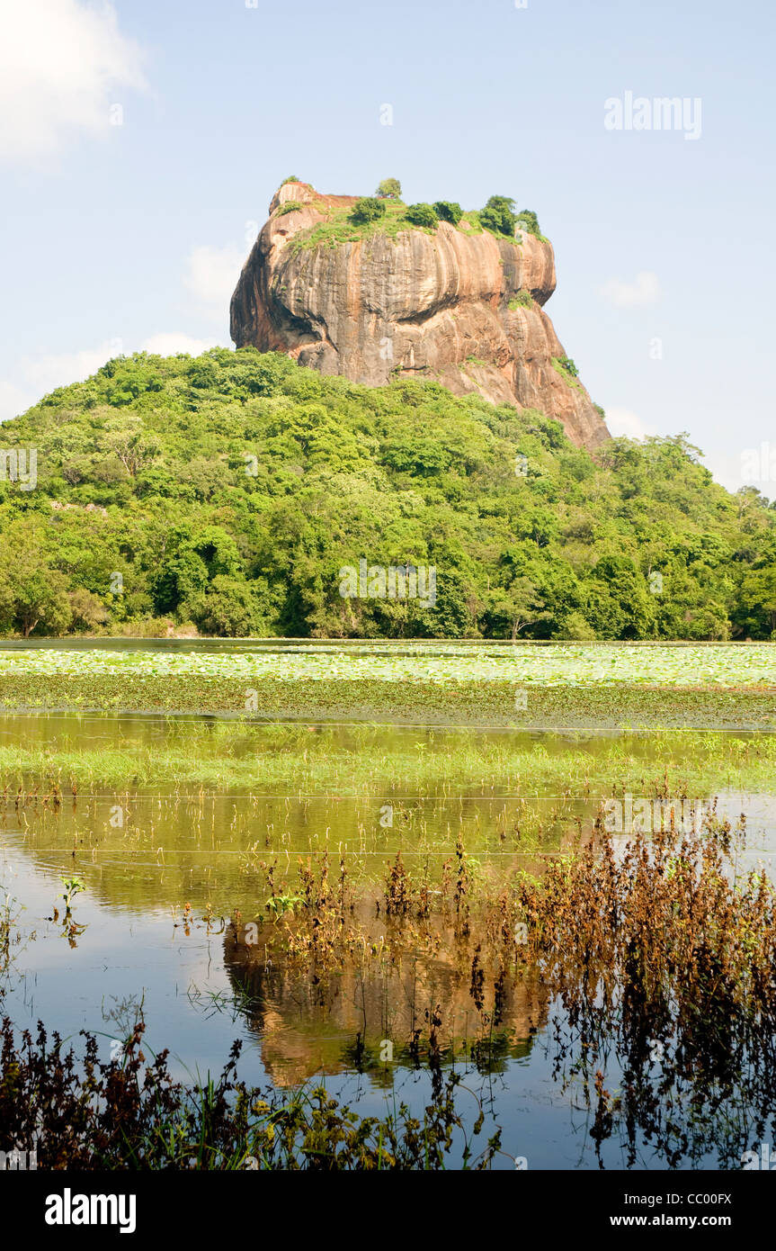 Sigiriya Lions Rock Sri Lanka Seen Cross The Natural - 