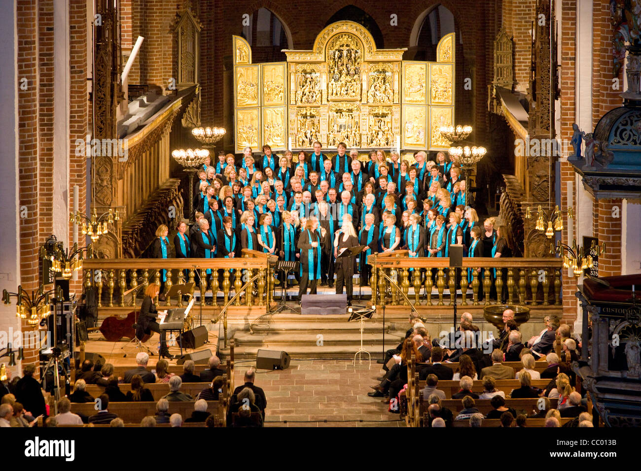 Gospel Choir Singing Church High Resolution Stock Photography and