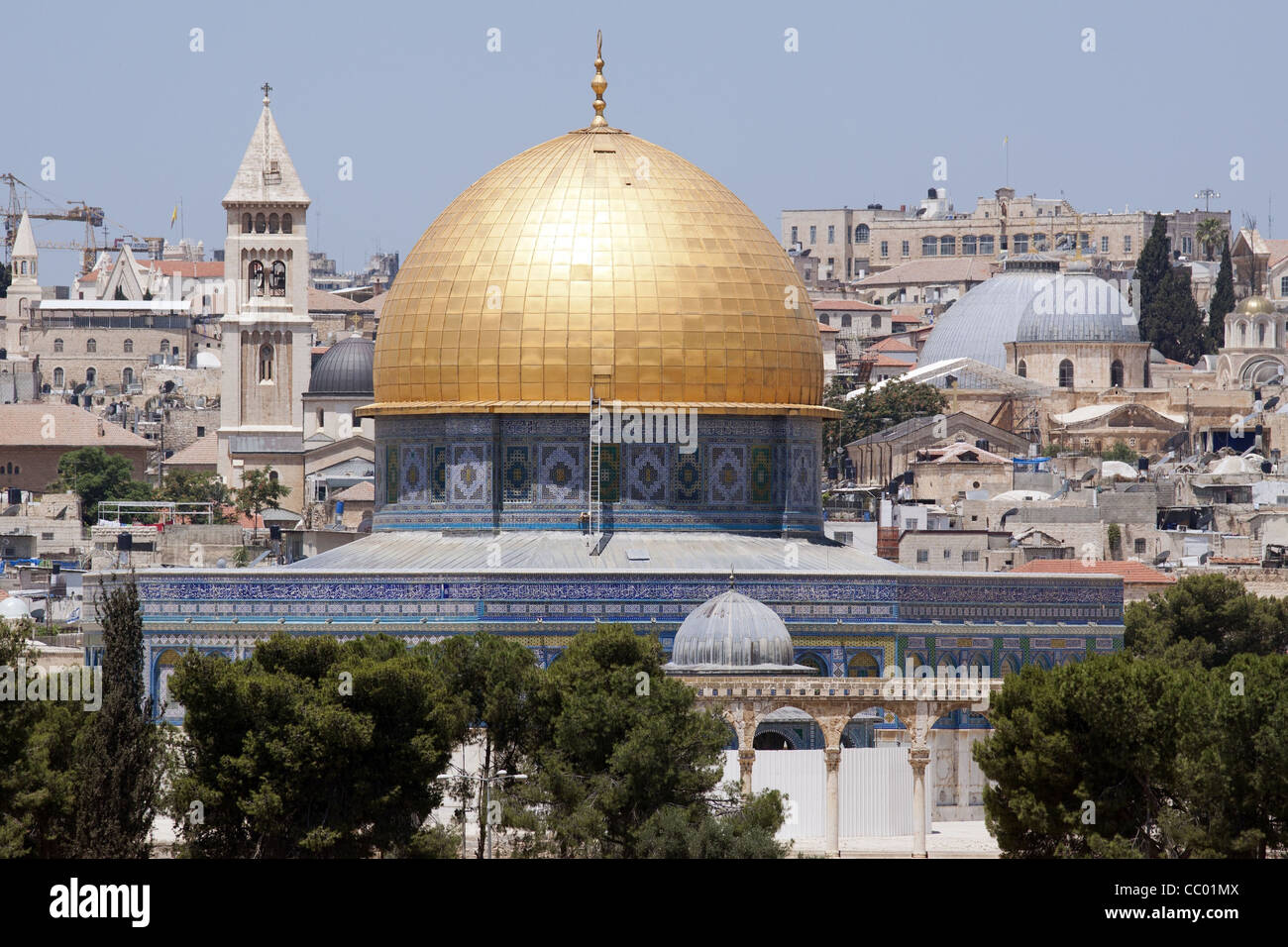 Haram Rocks THE DOME OF THE ROCK ON THE ESPLANADE OF THE MOSQUES (HARAM AL-SHARIF ...
