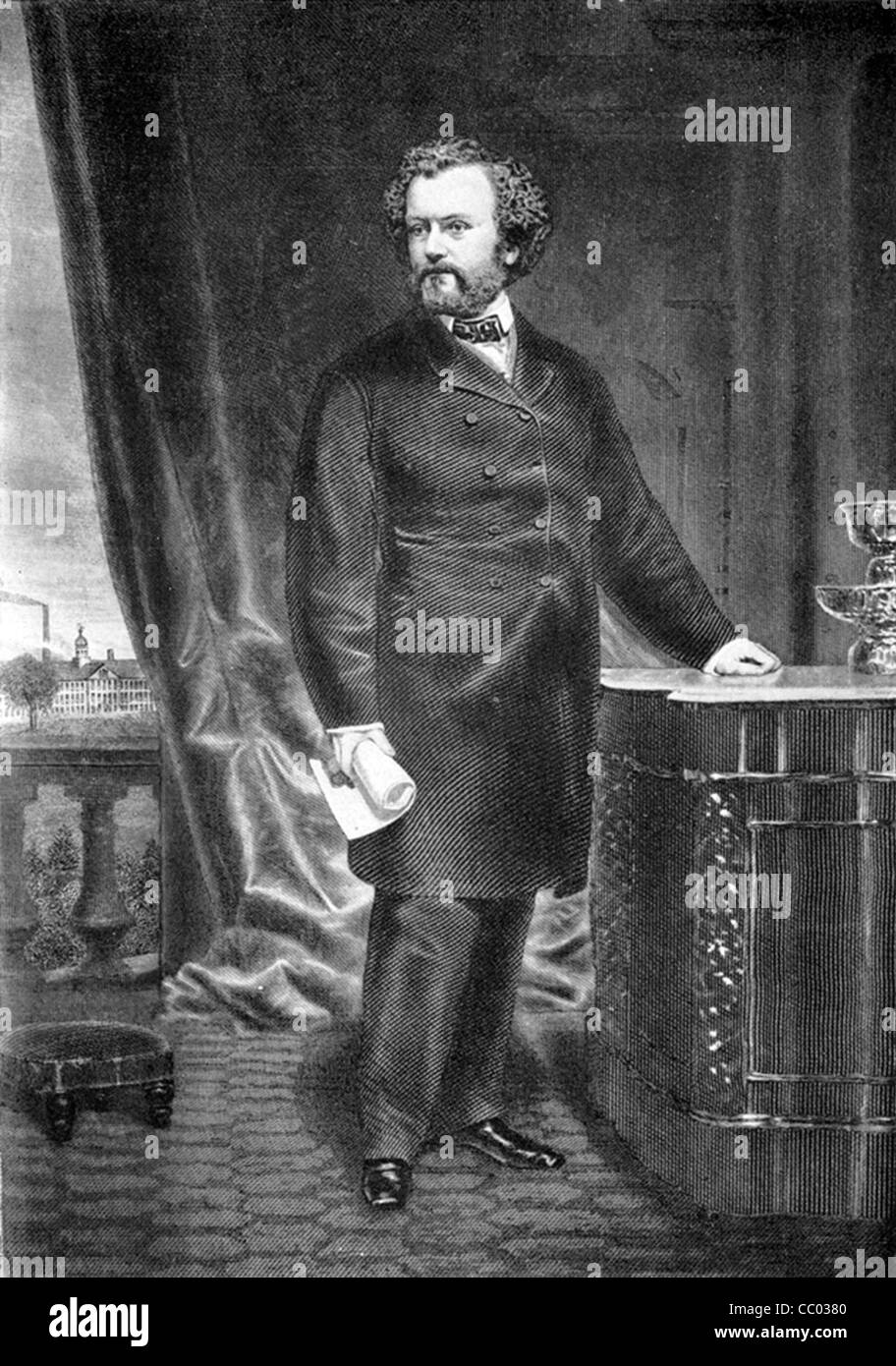 Samuel Colt (1814 – 1862), founder of the firearms manufacturer Colt Stock Photo