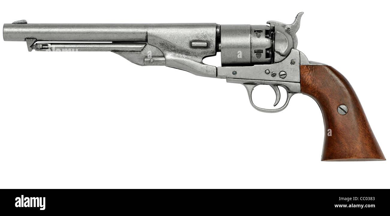 M1860 Model Colt (1860). Stock Photo