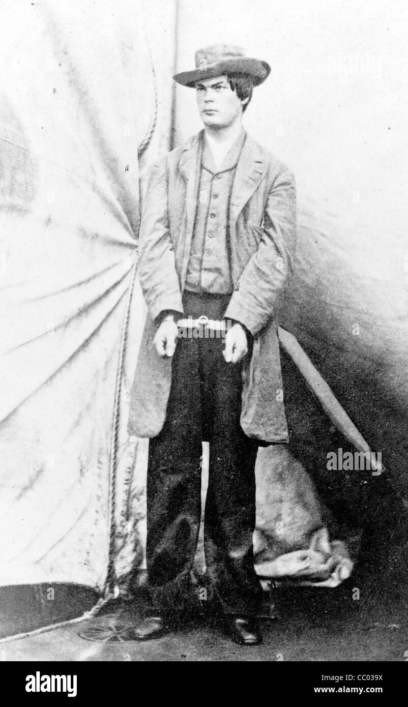 Lewis Thornton Powell, Lewis Paine, Lewis Payne, one of the conspirators in the assassination of President Lincoln. Stock Photo