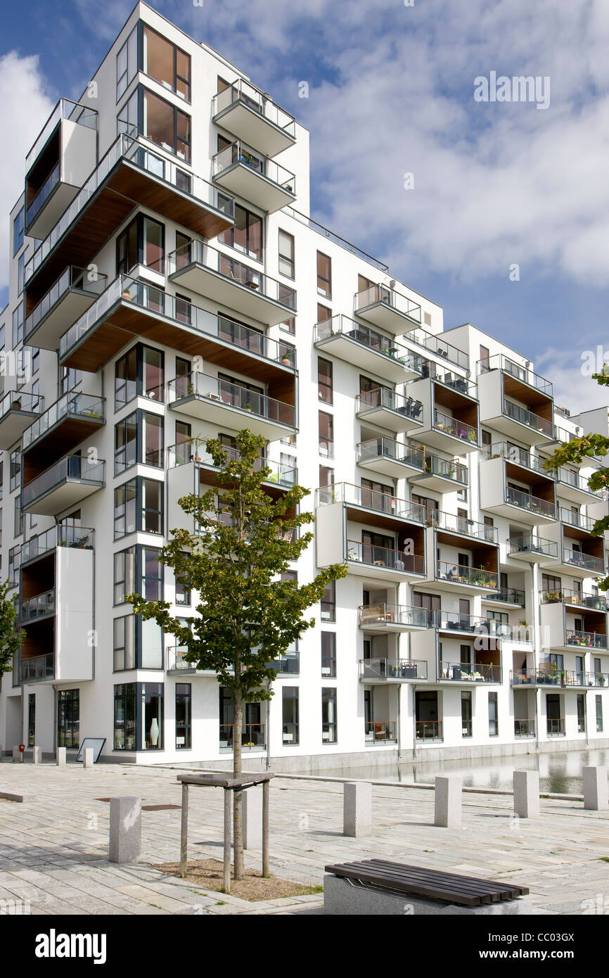 Modern apartments in Copenhagen Denmark Stock Photo Alamy