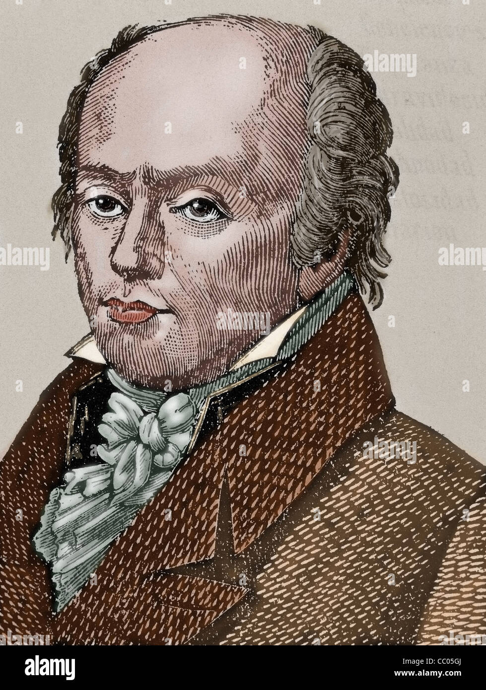 Franz Joseph Gall (1758 1828). Neuroanatomist and physiologist Stock