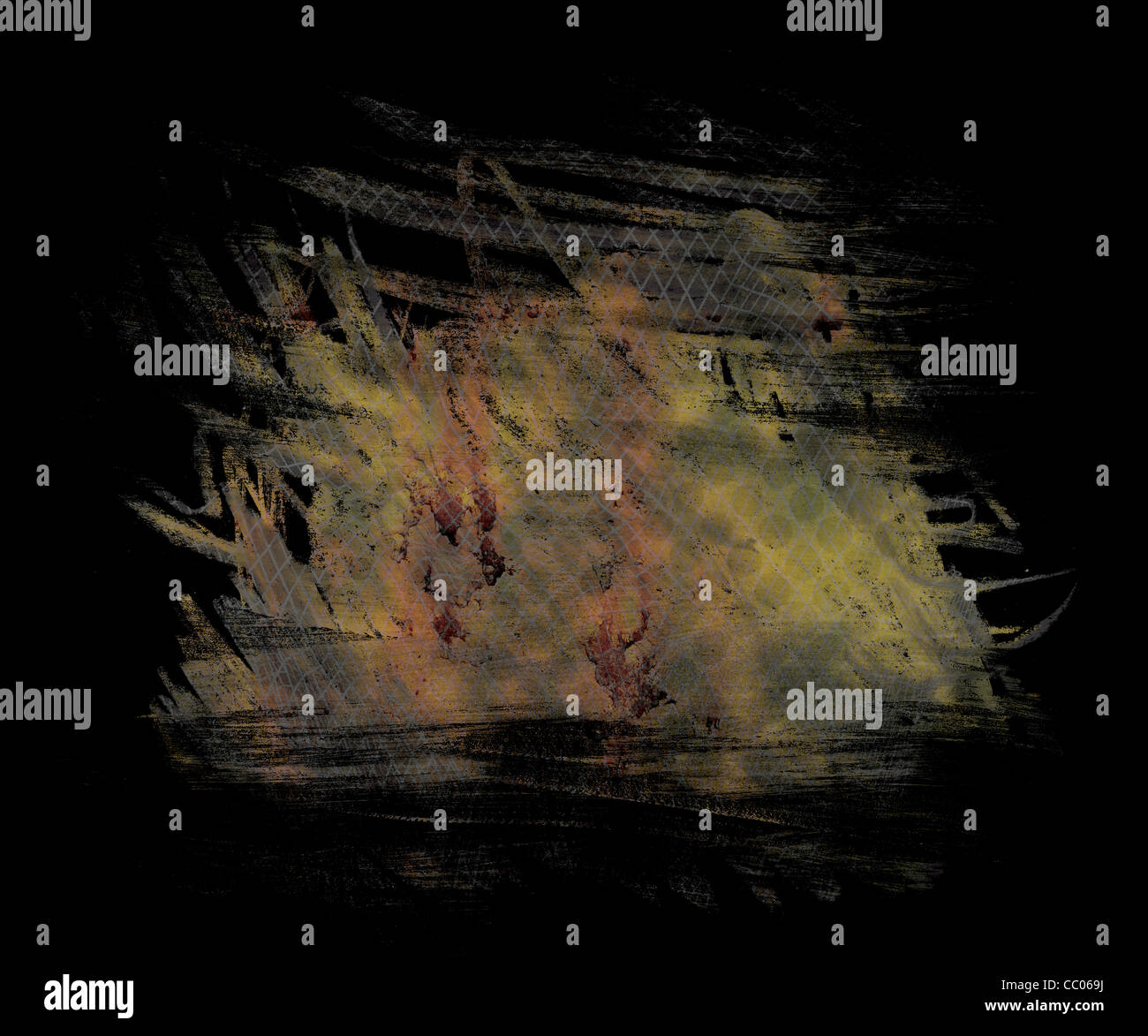 Abstract grunge texture with a black background. great for overlays and ...