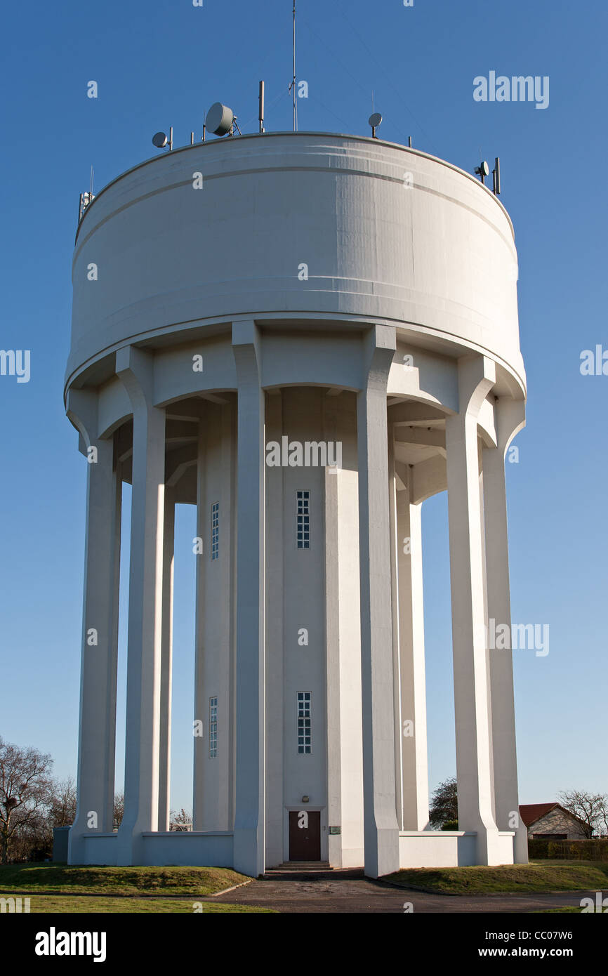 A water tower in the UK Stock Photo Alamy