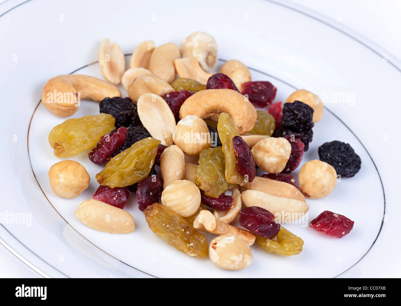 mixed nuts and fruit Stock Photo Alamy