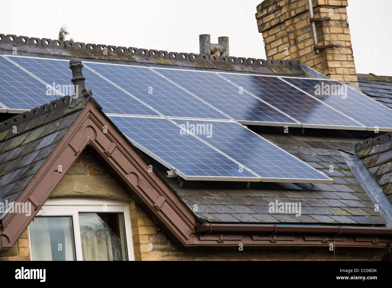 Solar Panels Old House High Resolution Stock Photography and Images - Alamy