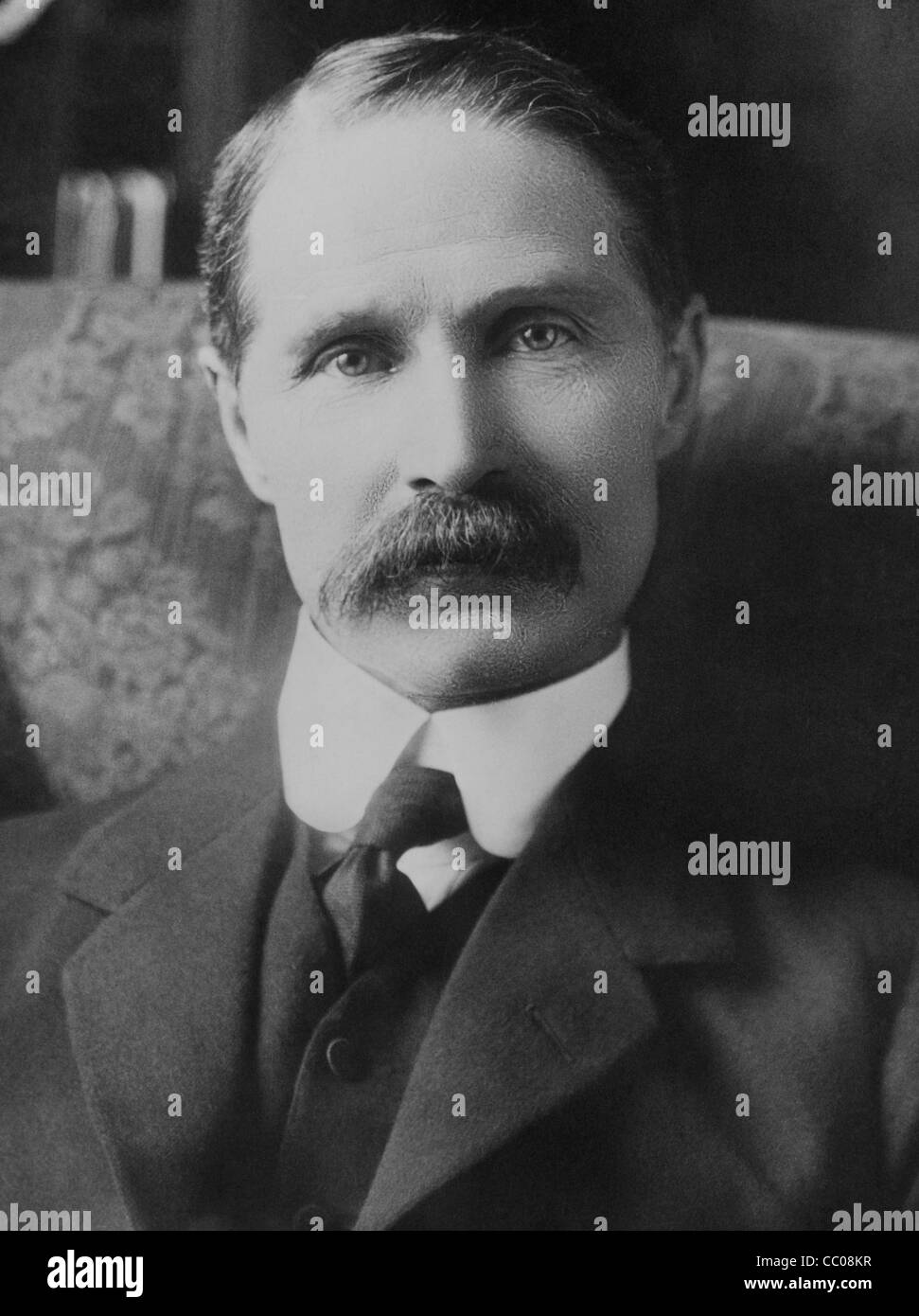 Vintage portrait photo circa 1910s of British politician Andrew Bonar Law (1858 - 1923) - Conservative Prime Minister of the UK from 1922 - 1923. Stock Photo