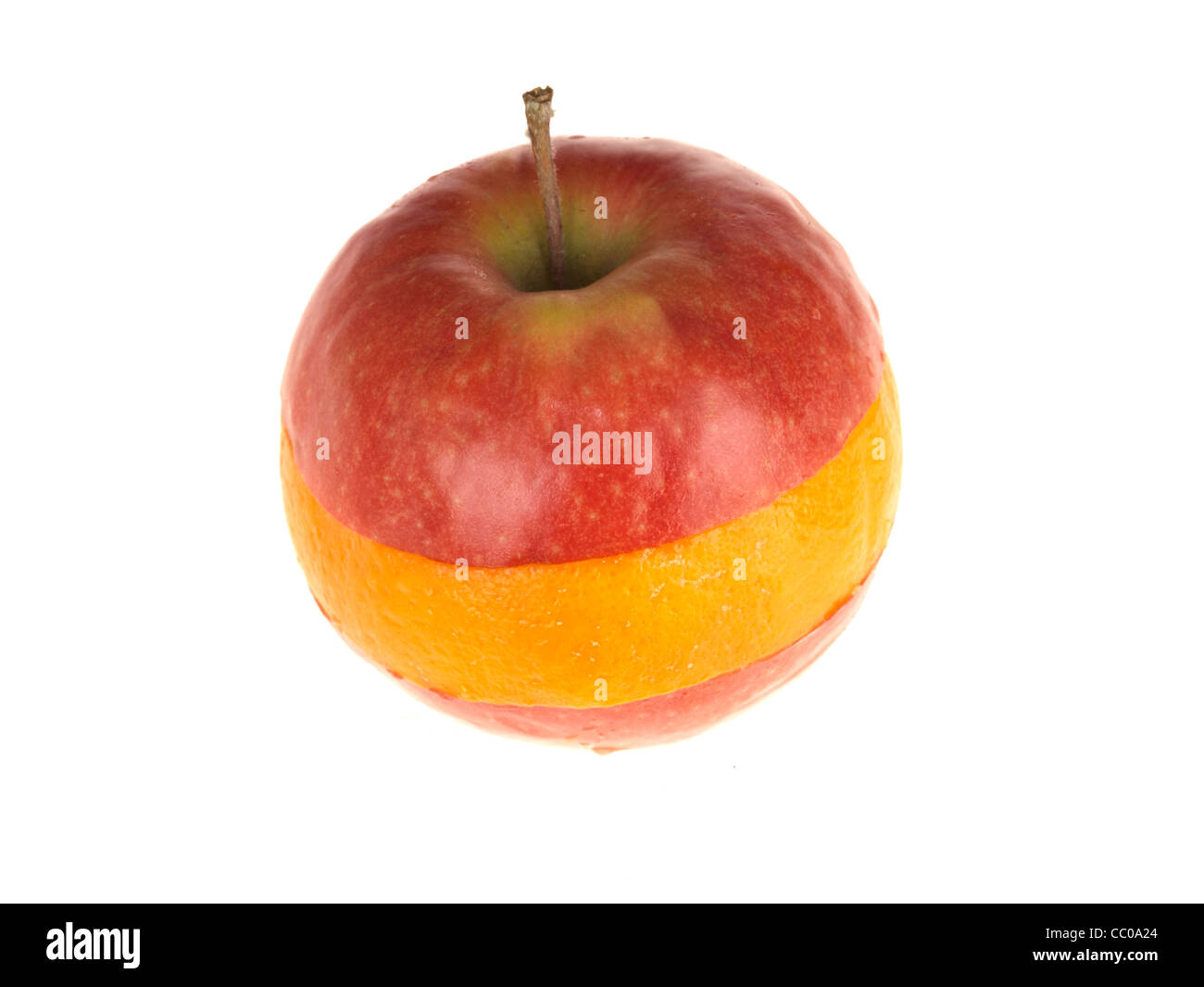 Apple and Orange Stock Photo Alamy