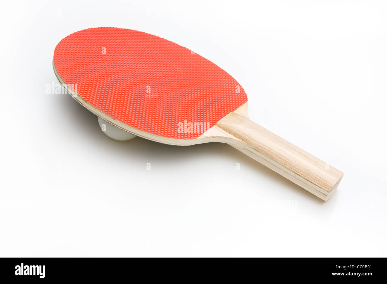 Ping Pong Paddle and Ball Stock Photo Alamy
