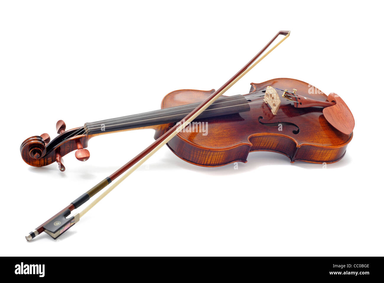 Violin player white background hi-res stock photography and images - Alamy