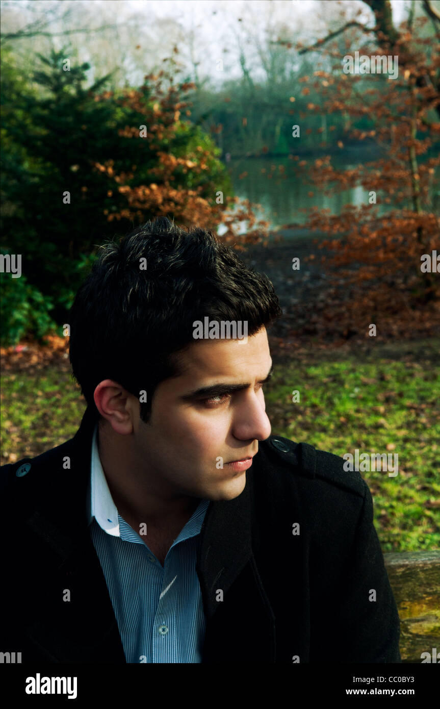 Man looking trees hi-res stock photography and images - Alamy