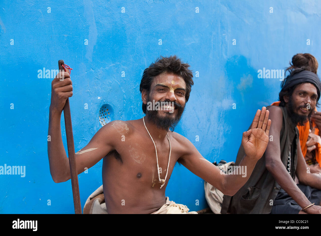 Sadhu, wandering monk in Pushkar Rajasthan, India Stock Photo Alamy