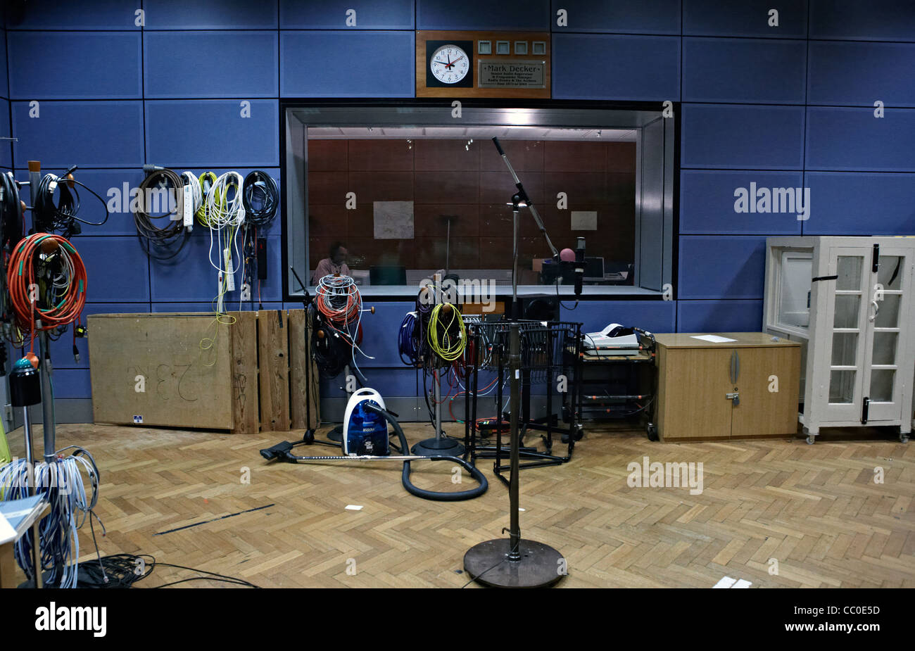 BBC recording studio of Radio 4 program The Archers Main recording studio  where the program is recorded for broadcast Stock Photo - Alamy