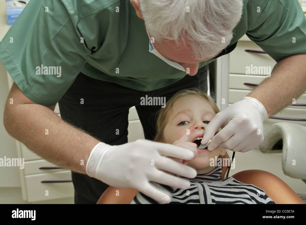 DENTAL XRAY, CHILD AT THE DENTIST'S, FRANCE Stock Photo Alamy