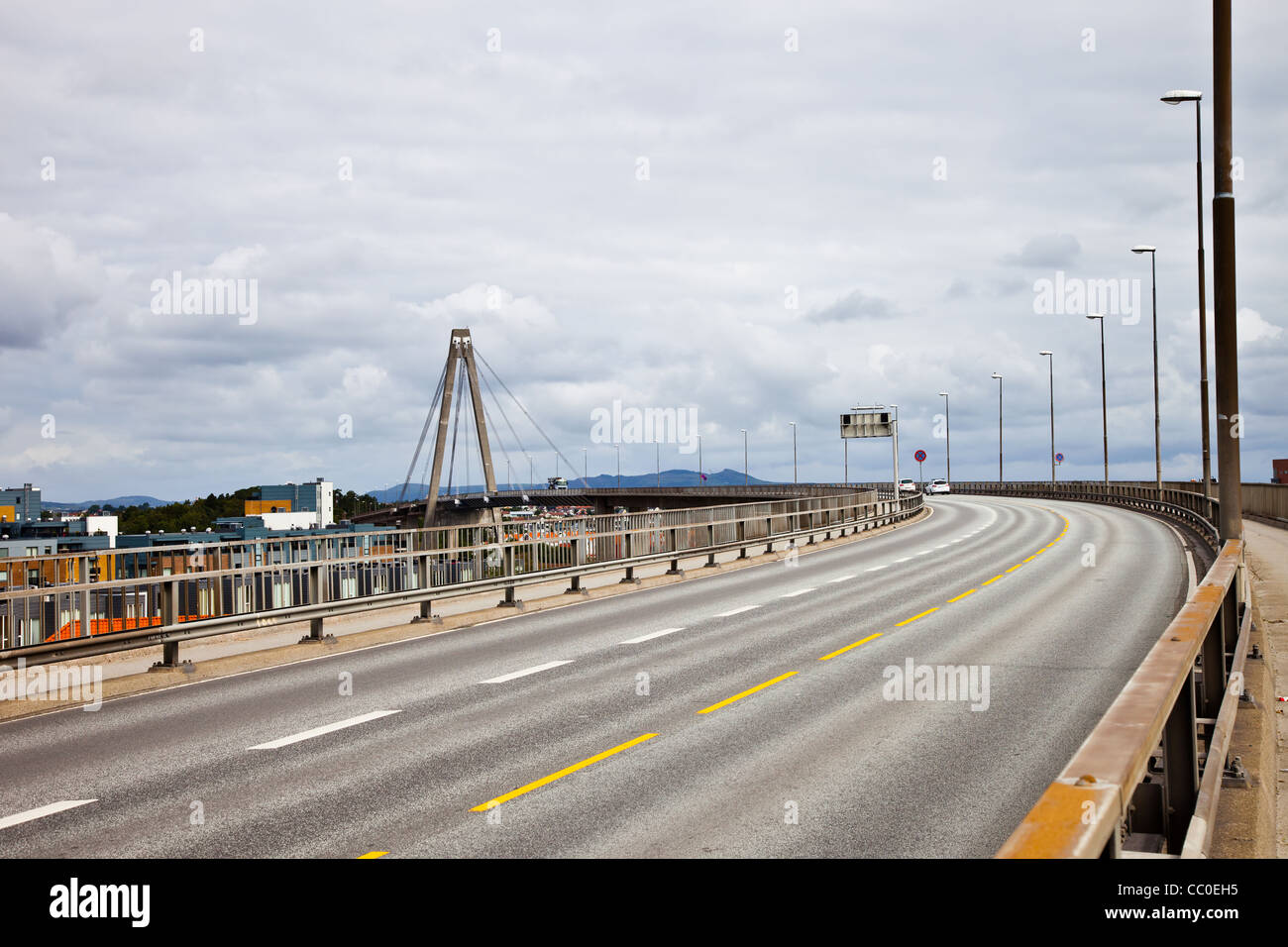 Cablestayed bridge in Stavanger, Norway Stock Photo Alamy
