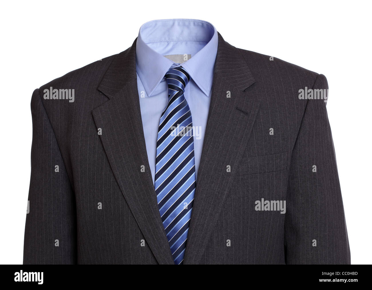 Empty business suit Stock Photo