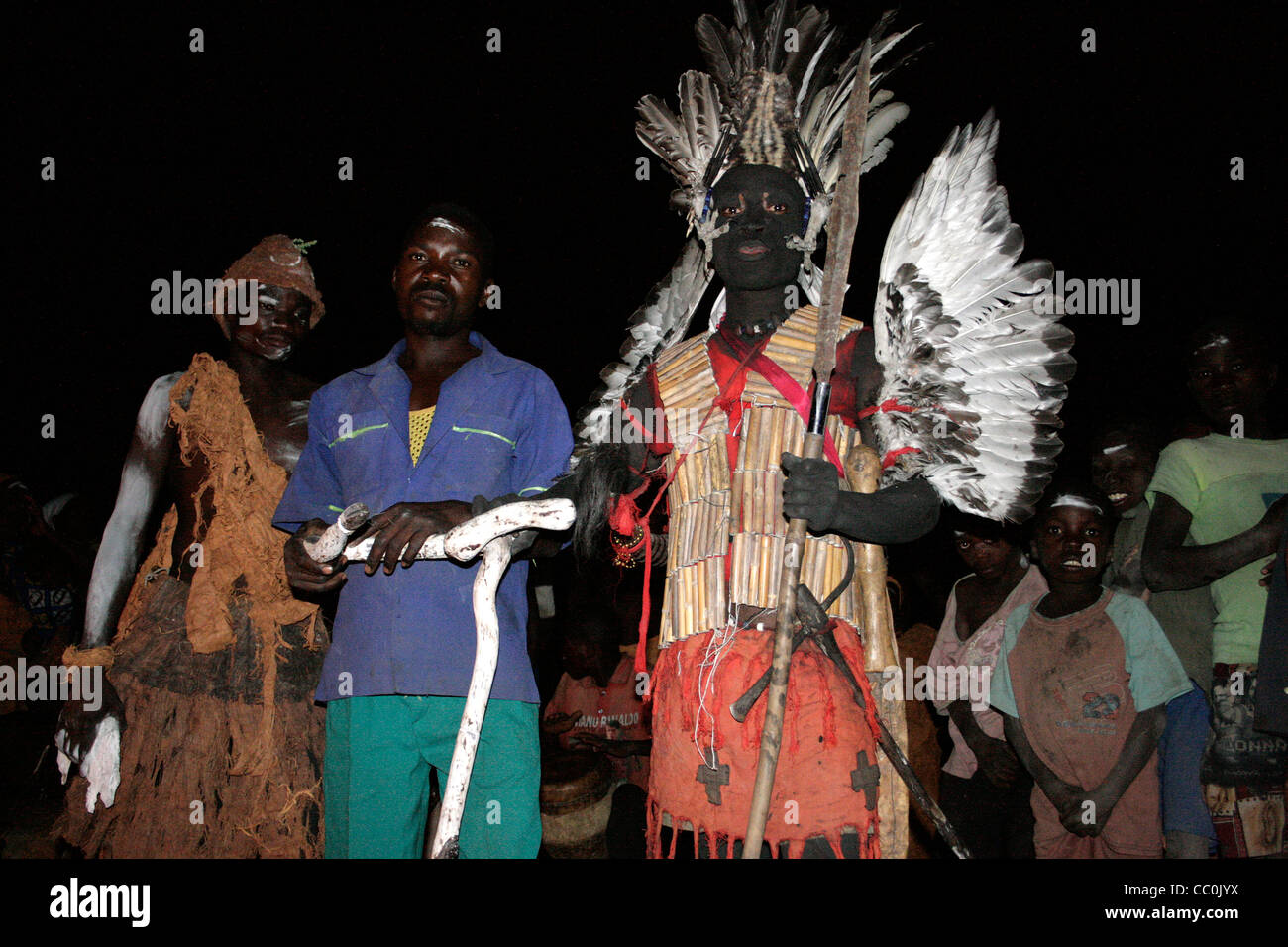 Witch doctor in the Congo Stock Photo