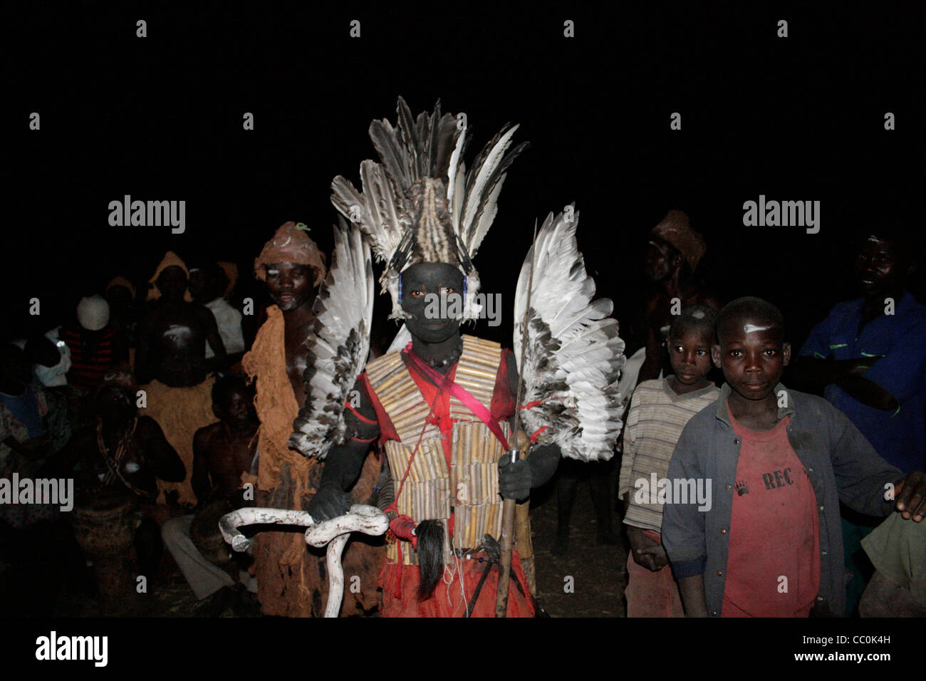 Witch doctor in the Congo Stock Photo