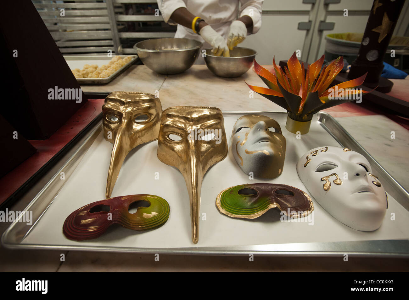 Pastry chefs prepare 10,000 desserts for over 3000 guests for a New