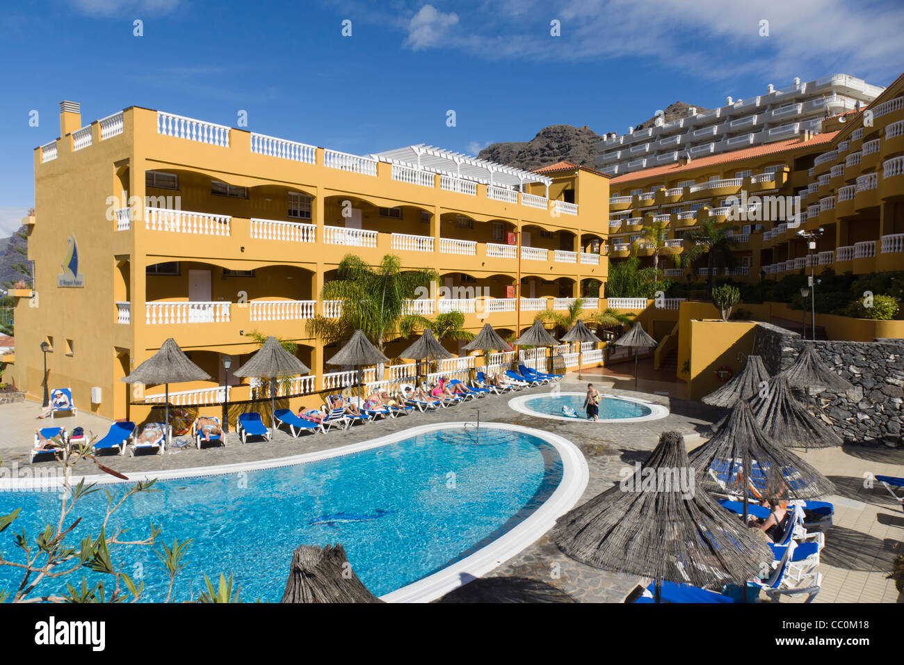 El Marques Palace Hotel, Puerto de Santiago, Tenerife Stock Photo - Alamy