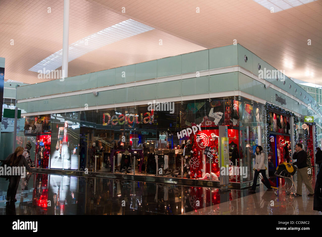 Desigual store shop in Barcelona airport Spain Stock Photo - Alamy